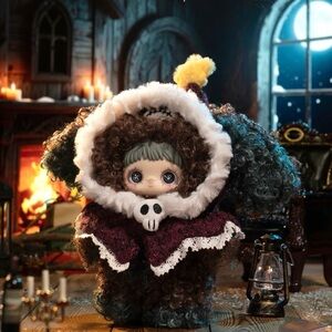 Maymei Winter Weirdness Series Plush Pendant - Ghost Puppy